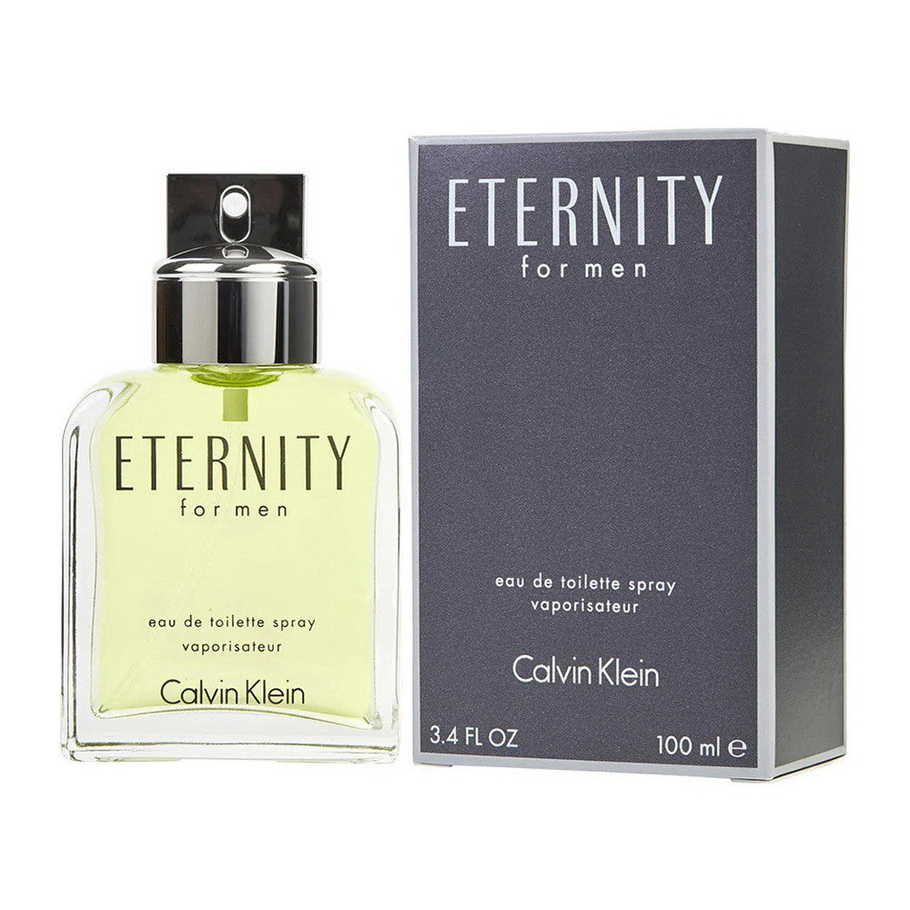 Calvin Klein Eternity EDT Spray for Men, 3.4 Oz